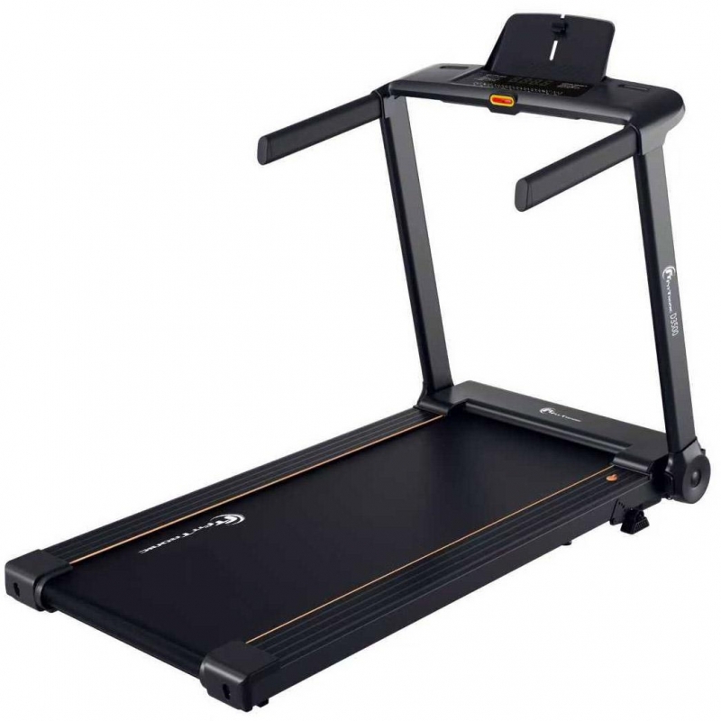 Banda de alergare FitTronic Delta 3500 PRO, motor 2 CP, viteza maxima 16 km/h, inclinatie electrica 25%, greutate suportata 120 kg, suprafata alergare 120 x 45 cm, Aplicatii  Kinomap, Zwift, Besyfit