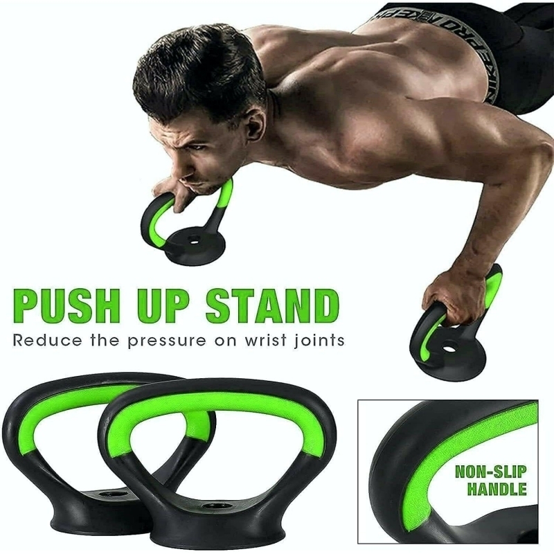 Set gantere reglabile kettlebell FitTronic 7 in 1 de 20 kg GKF20, cu o multitudine de combinatii posibile