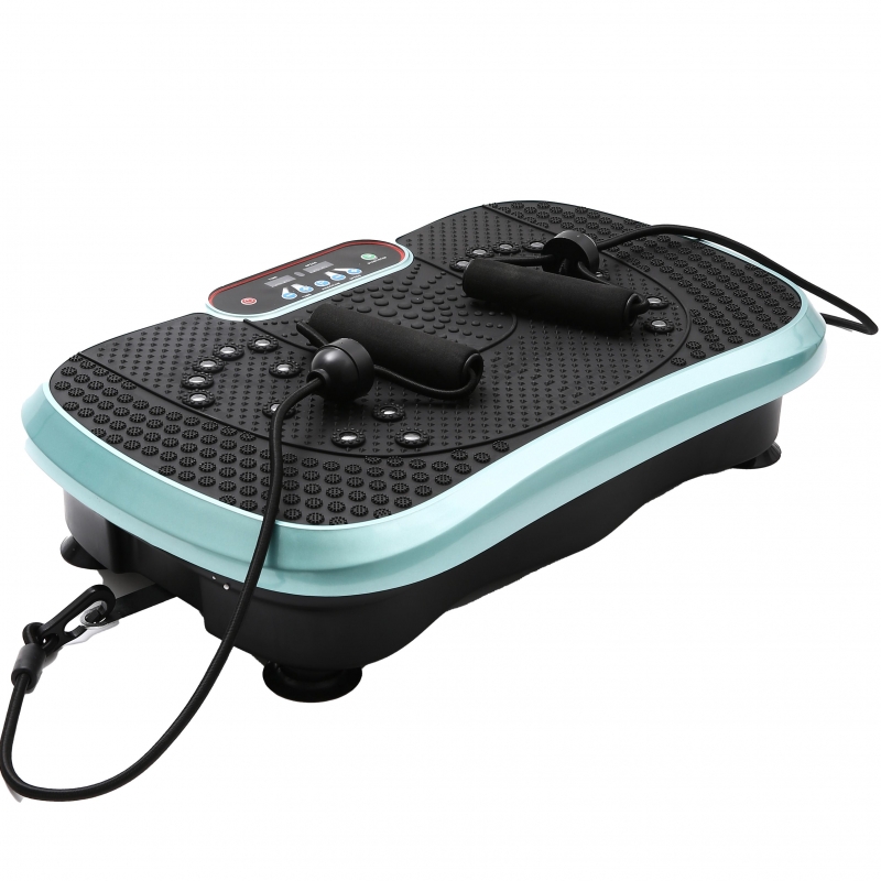 Aparat vibromasaj FitTronic VM1000, 2 x ecran LCD, 99 trepte de viteza, cu telecomanda inclusa, corzi incluse