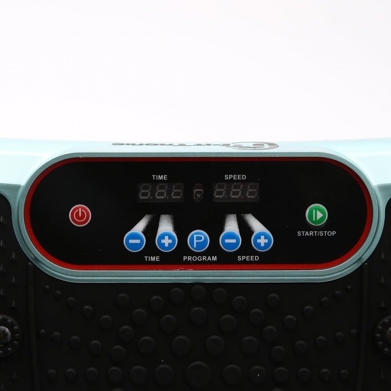 Aparat vibromasaj FitTronic VM1000, 2 x ecran LCD, 99 trepte de viteza, cu telecomanda inclusa, corzi incluse