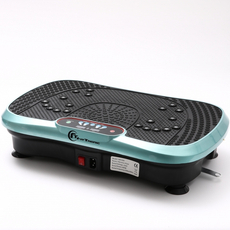 Aparat vibromasaj FitTronic VM1000, 2 x ecran LCD, 99 trepte de viteza, cu telecomanda inclusa, corzi incluse