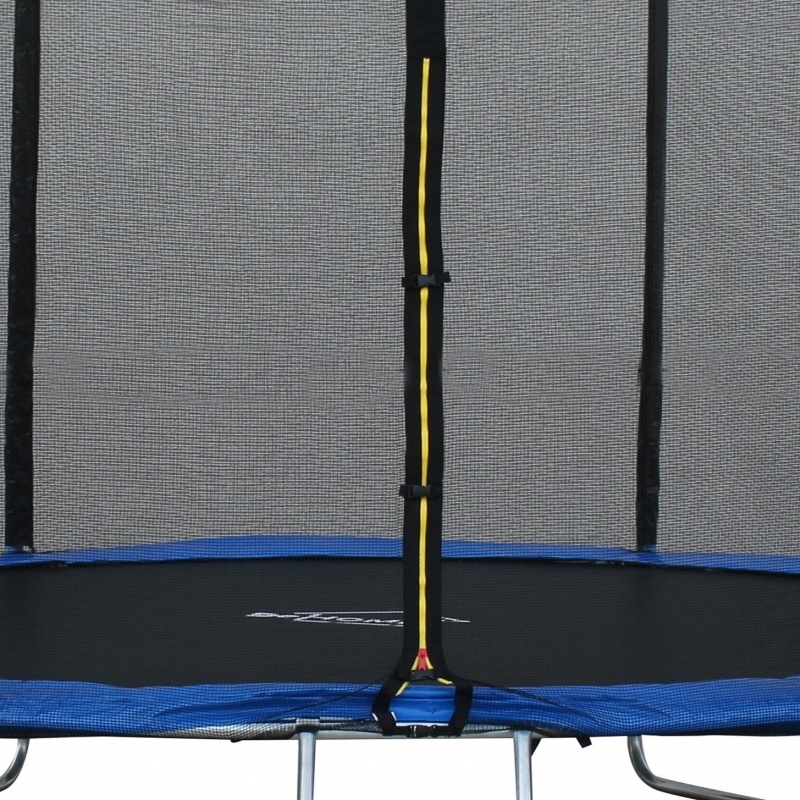 Trambulina DeHome Jumper 1010, diametru 305 cm ( 10 FT ), plasa de siguranta, scara inclusa, plasa rezistenta UV, structura metal