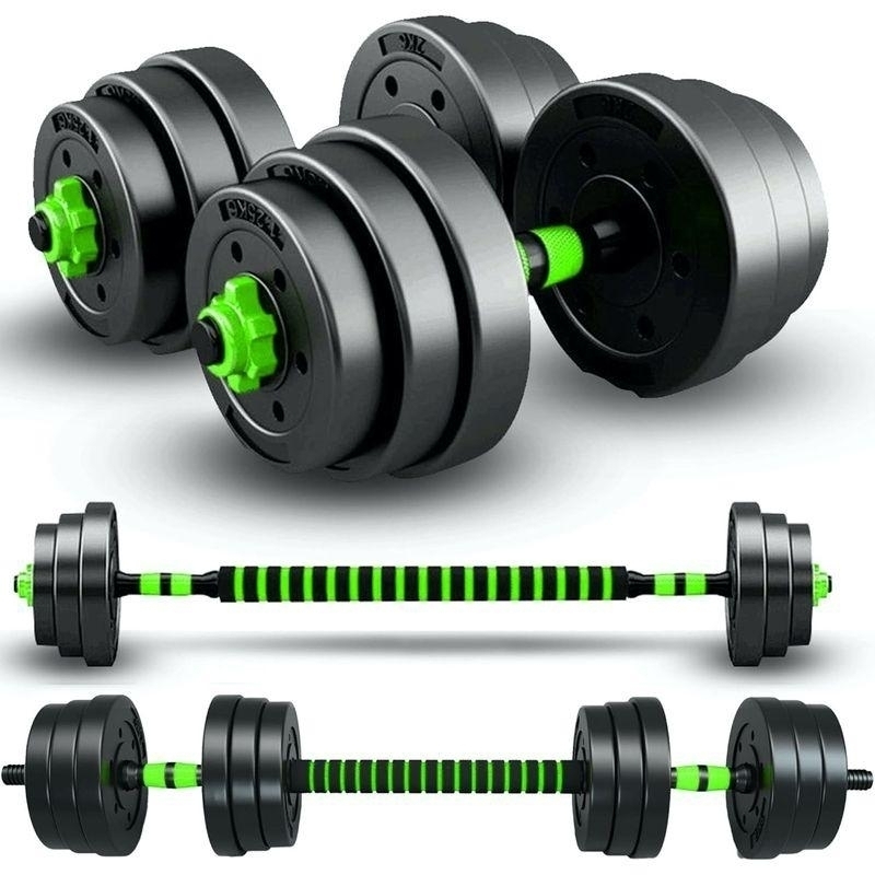 Set gantere reglabile kettlebell FitTronic 7 in 1 de 40 kg GKF40, cu o multitudine de combinatii posibile
