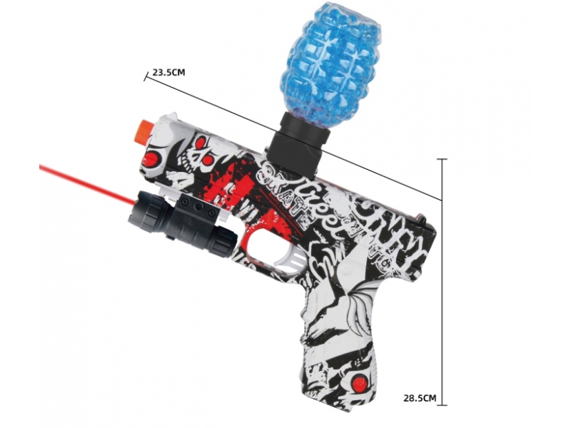 Pistol electric cu apa si bomba cu cristale AliBibi