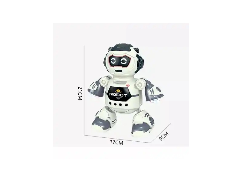 Robot AliBibi cu lumini, muzica si dans