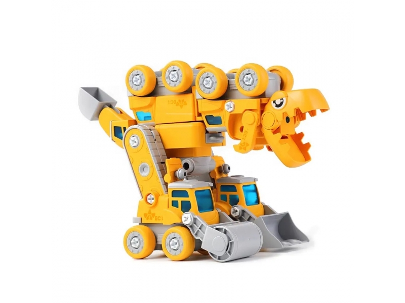 Robot 5 in 1 AliBibi Dino cu lumini si sunete