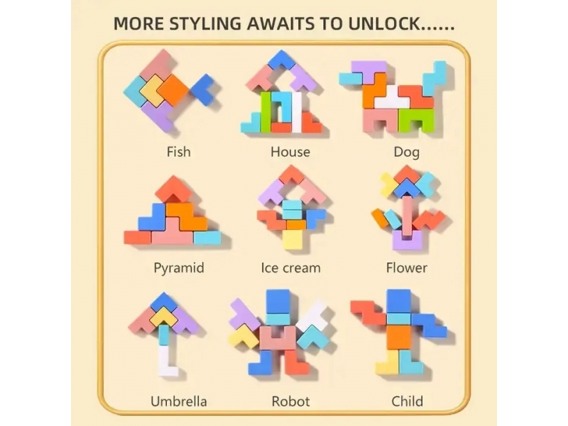 Tabla educationala Puzzle AliBibi