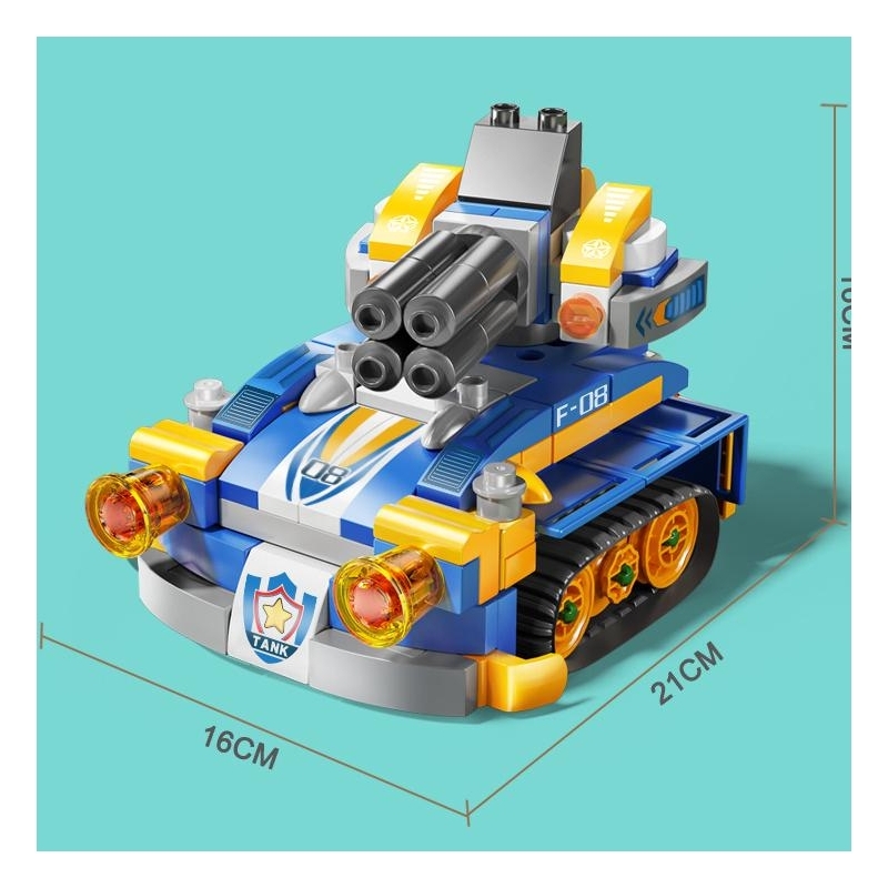 Set de constructie Tanc AliBibi