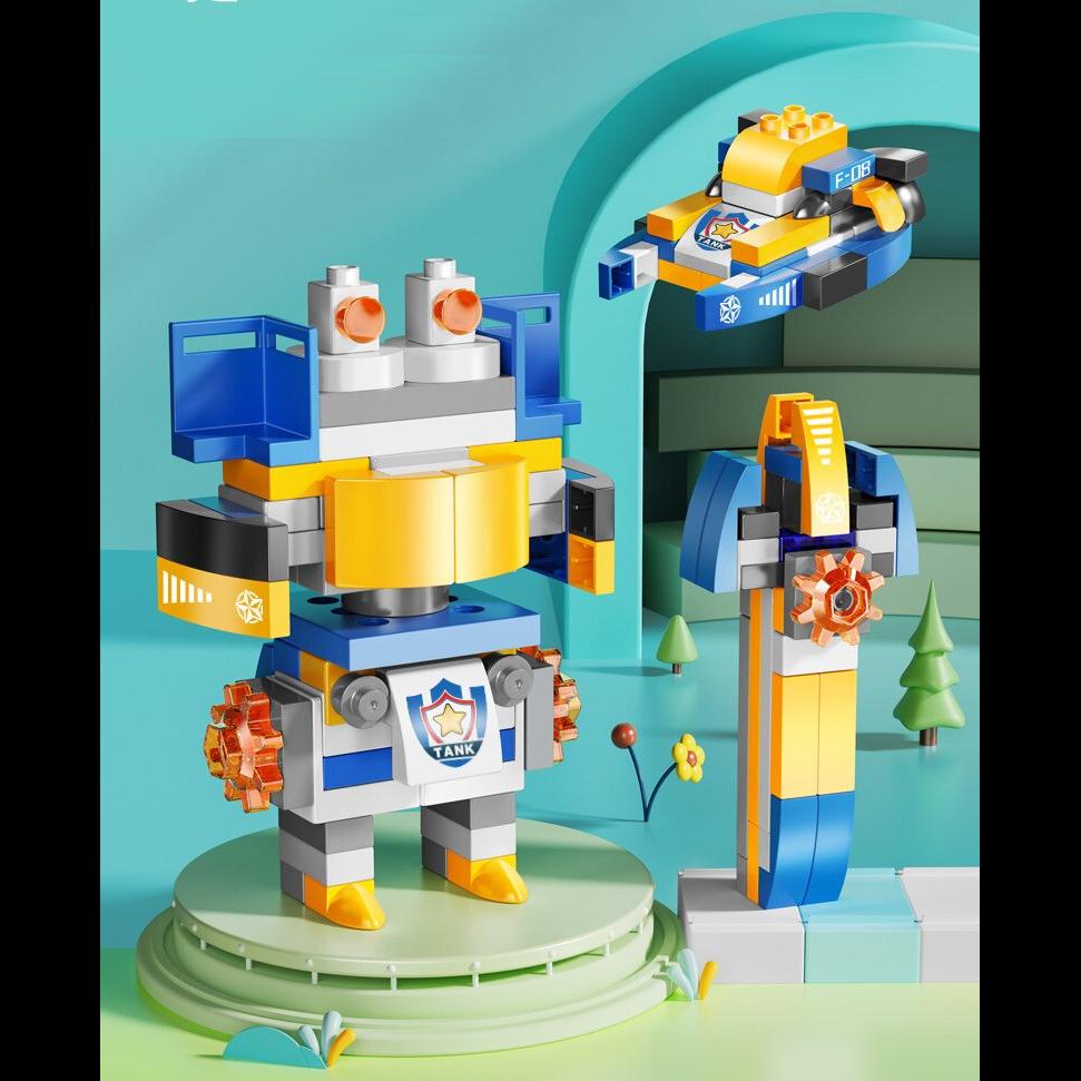 Set de constructie Tanc AliBibi