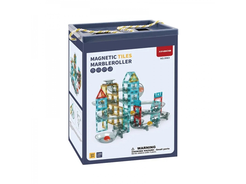 Set de construit cu 100 piese AliBibi