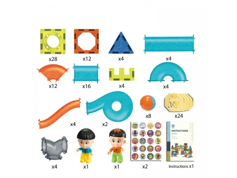 Set de construit AliBibi 142 piese