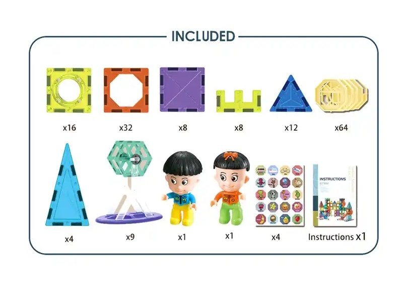 Set constructie AliBibi 155 piese incluse