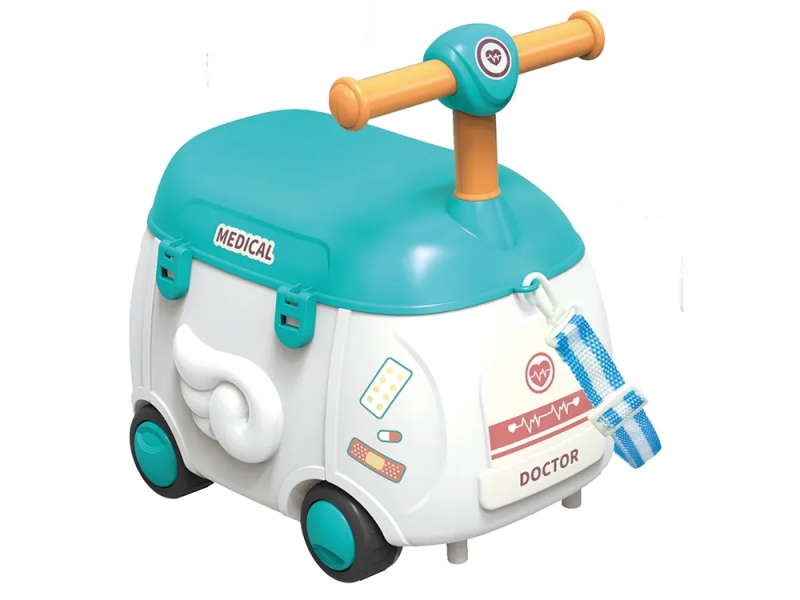 Trusa doctor 2 in 1 AliBibi, tip masa de lucru si masinuta