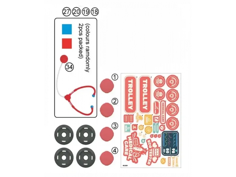 Set de doctor AliBibi cu 37 accesorii incluse