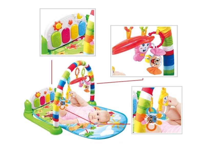 Saltea de joaca Baby Piano AliBibi cu accesorii muzicale