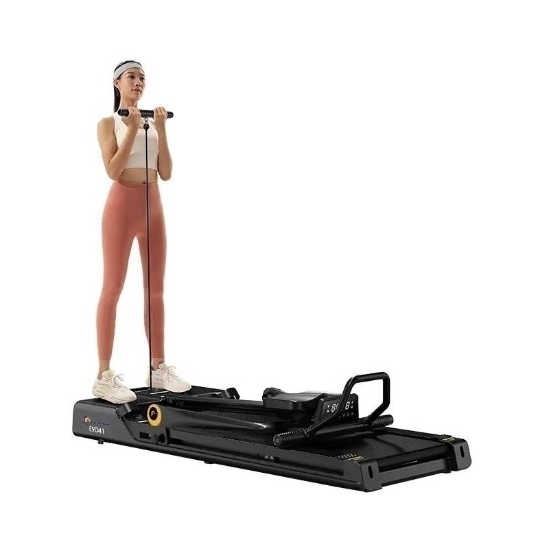 Banda de alergat revolutionara FitTronic EVO Complete Training 4 in 1, Antrenament complet: Alergare, Vaslit, Abdomen si Power Station. 4 aparate in 1. Echipament de cardio si forta. Motor 3 CP
