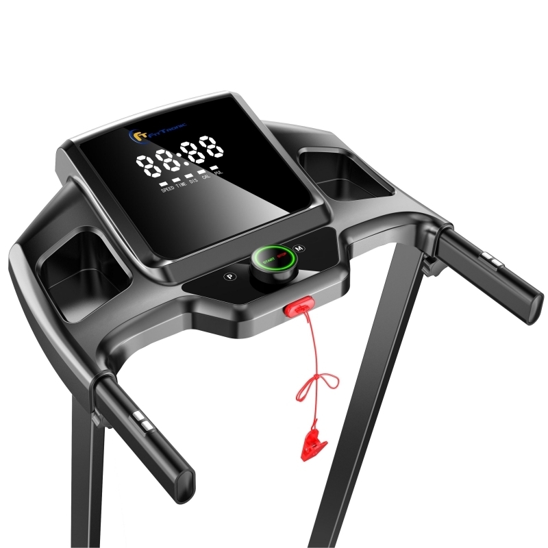 Banda de alergat electrica FitTronic EVO 2000, Motor 2.0, Viteza 1-12 km/h, Greutate maxima utilizator 110 kg, Design compact si pliabil