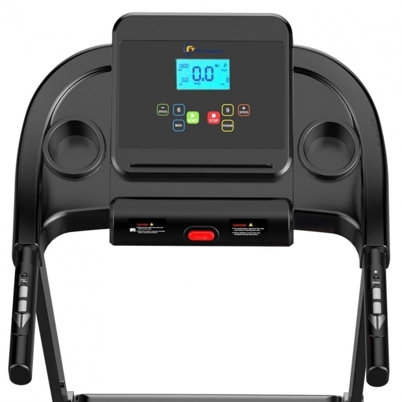 Banda de Alergat Electrica FitTronic EVO 3000, Motor 2.0 CP, Suport 120 kg, Amortizare Dublu-Strat, Pliabila, Ideala pentru Home Training